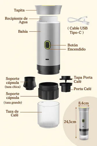 Cafetera Outdoor 3 en 1